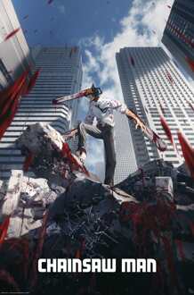 ABYSTYLE Poster Chainsaw Man - Key Visual 61x91,5cm Divers - 61x91.5 cm