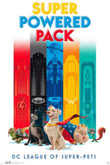 ABYSTYLE Poster DC Comics - League of Superpets Super Power 61x91,5cm Divers - 61x91.5 cm
