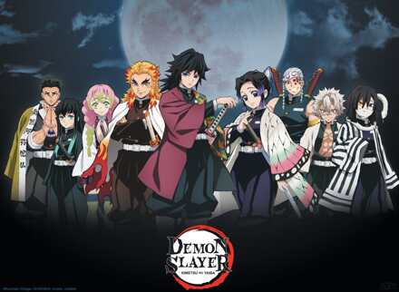 ABYSTYLE Poster Demon Slayer - Pillars 52x38cm Divers - 52x38 cm