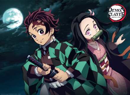 ABYSTYLE Poster Demon Slayer - Tanjiro and Nezuko 52x38cm Divers - 52x38 cm