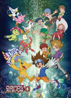 ABYSTYLE Poster Digimon Digi-World 38x52cm Divers - 38x52 cm