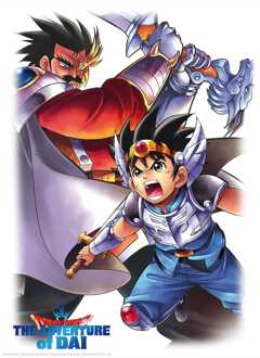 ABYSTYLE Poster Dragon Quest Dai and Baran 38x52cm Divers - 38x52 cm