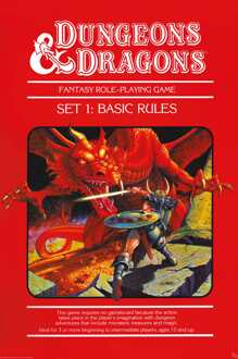ABYSTYLE Poster Dungeons and Dragon Basic Rules 61x91,5cm Divers - 61x91.5 cm