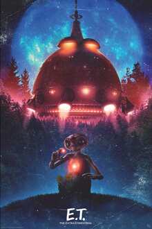 ABYSTYLE Poster E.T. Spaceship 61x91,5cm Divers - 61x91.5 cm