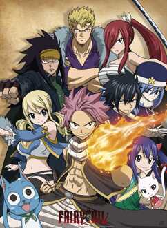 ABYSTYLE Poster Fairy Tail Guild 38x52cm Divers - 38x52 cm