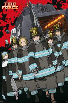 ABYSTYLE Poster Fire Force Key Art S1 Company 8 61x91,5cm Divers - 61x91.5 cm