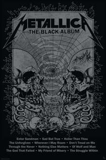 ABYSTYLE Poster Metallica Black Album 61x91,5cm Divers - 61x91.5 cm