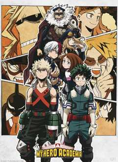 ABYSTYLE Poster My Hero Academia Group 38x52cm Divers - 38x52 cm