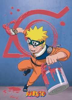 ABYSTYLE Poster Naruto Naruto & Konoha Emblem 38x52cm Divers - 38x52 cm