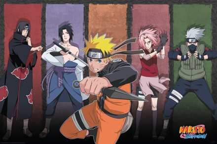 ABYSTYLE Poster Naruto Shippuden Naruto and Allies 91,5x61cm Divers - 91.5x61 cm