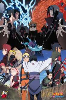 ABYSTYLE Poster Naruto Shippuden - Rivals 61x91,5cm Divers - 61x91.5 cm