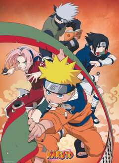 ABYSTYLE Poster Naruto Team 7 38x52cm Divers - 38x52 cm
