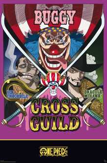 ABYSTYLE Poster One Piece - Cross Guild 61x91,5cm Divers - 61x91.5 cm