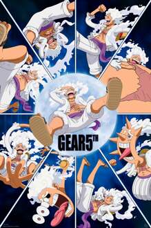 ABYSTYLE Poster One Piece Gear 5th Looney 61x91,5cm Divers - 61x91.5 cm