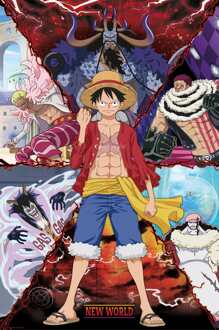 ABYSTYLE Poster One Piece - Luffy vs New World 91,5x61cm Divers - 91.5x61 cm