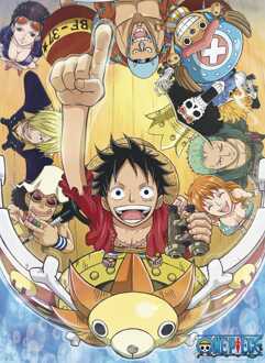 ABYSTYLE Poster One Piece New World 38x52cm Divers - 38x52 cm