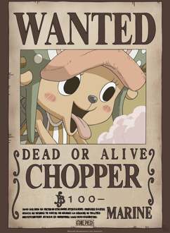 ABYSTYLE Poster One Piece Wanted Chopper 38x52cm Divers - 38x52 cm