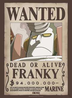 ABYSTYLE Poster One Piece Wanted Franky 38x52cm Divers - 38x52 cm