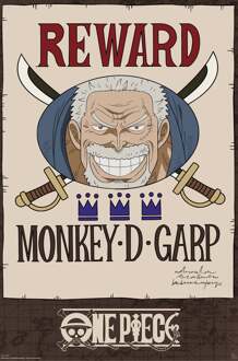 ABYSTYLE Poster One Piece - Wanted - Garp Cross Guild 61x91,5cm Divers - 61x91.5 cm