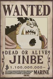 ABYSTYLE Poster One Piece - Wanted Jinbe Wano 38x52cm Divers - 38x52 cm