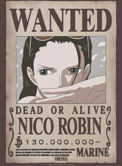 ABYSTYLE Poster One Piece Wanted Nico Robin 38x52cm Divers - 38x52 cm