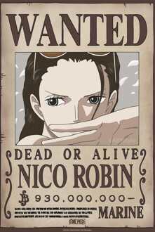 ABYSTYLE Poster One Piece - Wanted Nico Robin Wano 38x52cm Divers - 38x52 cm