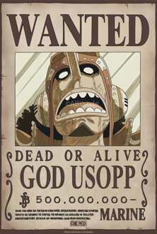 ABYSTYLE Poster One Piece - Wanted Usopp Wano 38x52cm Divers - 38x52 cm