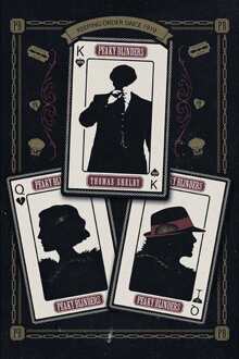 ABYSTYLE Poster Peaky Blinders Cards 61x91,5cm Divers - 91.5x61 cm