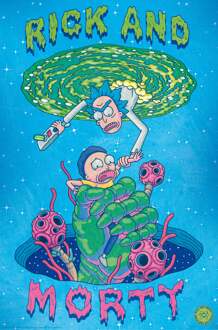 ABYSTYLE Poster Rick and Morty 61x91,5cm Divers - 61x91.5 cm