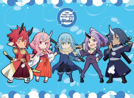 ABYSTYLE Poster Slime - Chibi Characters 52x38cm Divers - 52x38 cm