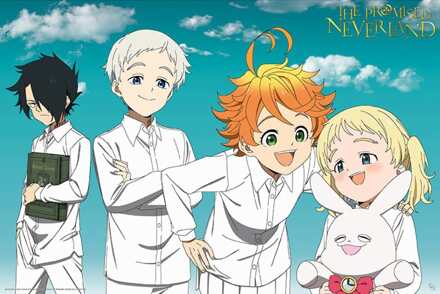 ABYSTYLE Poster The Promised Neverland Trio 91,5x61cm Divers - 91.5x61 cm