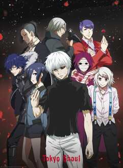 ABYSTYLE Poster Tokyo Ghoul Group 38x52cm Divers - 38x52 cm