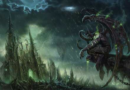ABYSTYLE Poster World of Warcraft Illidan Stormrage 91,5x61cm Divers - 91.5x61 cm