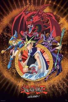 ABYSTYLE Poster Yu-Gi-Oh! Yugi Slifer And Magician 61x91,5cm Divers - 61x91.5 cm