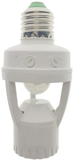 Ac 110-220V 360 Graden Pir Inductie Motion Sensor Ir Infrarood Menselijk E27 Stopcontact Schakelaar Base Led lamp Lamp Houder