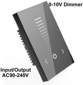 AC 110 V 220 V Led Dimmer Touch Schakelaar Controle 220 V Led Lampen US Standaard Output 0-10 v Led Dimmer Muur 220 v Gemonteerd