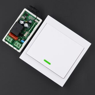 AC 220 V Ontvanger Draadloze Afstandsbediening Schakelaar Muur Panel Afstandsbediening Zender Hall Slaapkamer Plafondverlichting Wandlampen Draadloze TX