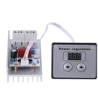 Ac 220V 10000W Scr Controller Digitale Voltage Regulator Hoge Nauwkeurigheid Speed Control Dimmer Thermostaat Controller