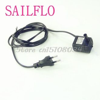 Ac 220V 3W Dompelpomp Aquarium Fontein Air Fish Pond Tank Eu Plug S08 &
