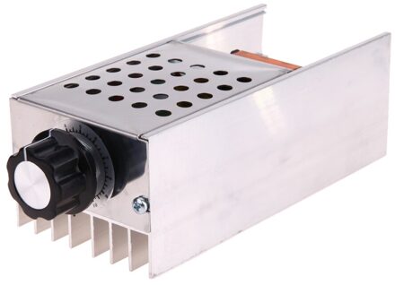 Ac 220V 6000W Scr Voltage Regulator Controller Elektronische Dimmer Thermostaat Snelheidsregeling Mold Met Case