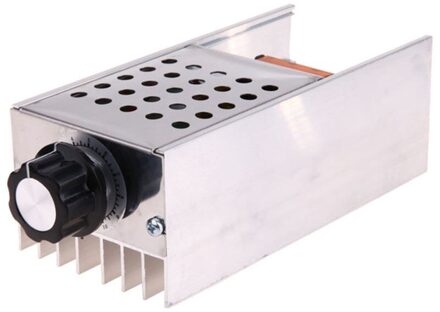 Ac 220V 6000W Scr Voltage Regulator Controller Elektronische Dimmer Thermostaat Snelheidsregeling Mold Met Case