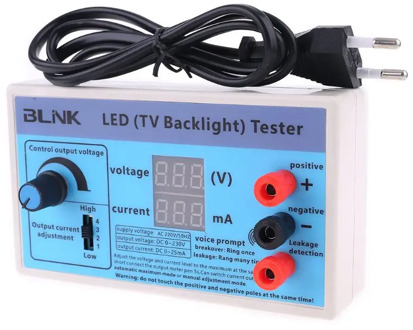 AC 220V LED Display Screen With Light Backlight LCD Tester Bead Board Lamp