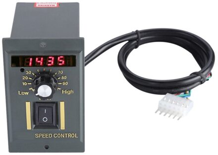 Ac 220V Motor Speed Controller 50Hz 250W Digitale Verstelbare Traploze Plc Motor Speed Controller 0-1450rpm Speed Regulator