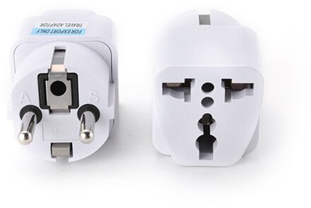 Ac 250V 10A 1Pc Eu Plug Eu Power Universele Ru Es Ons Conversie Europa Stekker Converter Socket reizen Stopcontact Adapter 2stk