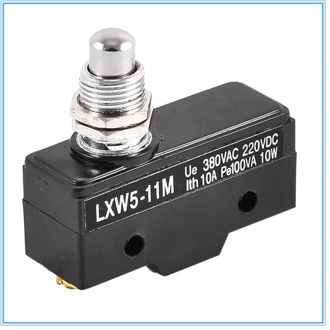 AC 380V DC 220V 10A Push Plunger Actuated Momentary Limit Switch LXW5-11M