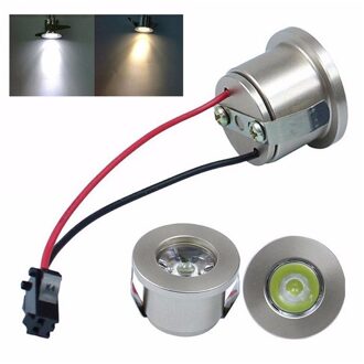 AC 85-265 v Mini Opbouw Licht led downlight 1 w/3 w LED Wit/ warm Wit Sieraden Kast Lamp spot light warm wit / 1w