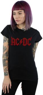 AC/DC Dames/Dames Horns Logo Katoenen T-Shirt (Zwart) - maat 2XL