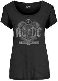 AC/DC Dames/Dames Zwart IJs T-shirt (Zwart) - maat XL