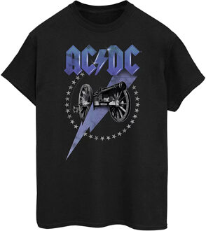 AC/DC Heren Cannon Bolt Katoen T-Shirt (Zwart) - S