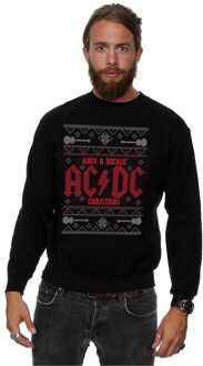 AC/DC Heren Rockin´ Kerst Sweatshirt (Zwart) - maat 2XL